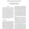 Transformation Learning Via Kernel Alignment