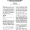 Transistor abstraction for the functional verification of FPGAs