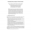 Translating Software Designs for Model Checking