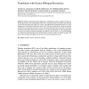 Translation with Scarce Bilingual Resources