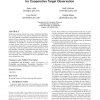 Tunably decentralized algorithms for cooperative target observation