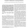 Turning Web 2.0 Social Software into Versatile Collaborative Learning Solutions