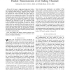 Two dimensional cross-layer optimization for packet transmission over fading channel