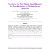 Two-level Key Pool Design-based Random Key Pre-distribution in Wireless Sensor Networks