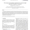 Two-stage autocorrelation approach for accurate single sinusoidal frequency estimation