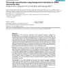 Two-stage normalization using background intensities in cDNA microarray data