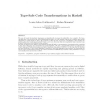 Type-Safe Code Transformations in Haskell