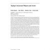 Typing Concurrent Objects and Actors