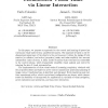 Uncalibrated Visual Tasks via Linear Interaction
