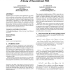 Understanding particle swarms through simplification: a study of recombinant PSO
