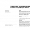 Understanding teamwork in high-risk domains through analysis of errors