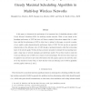 Understanding the Capacity Region of the Greedy Maximal Scheduling Algorithm in Multi-Hop Wireless Networks