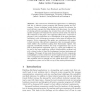 Unifying Agent and Component Concepts: Jadex Active Components