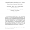 Universal codes for finite sequences of integers drawn from a monotone distribution