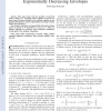 Universal Coding on Infinite Alphabets: Exponentially Decreasing Envelopes