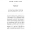 Universality and Cellular Automata