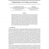 Unlabeled data: Now it helps, now it doesn't
