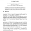 Unrestricted vs Restricted Cut in a Tableau Method for Boolean Circuits