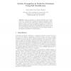 Update Propagation in Deductive Databases Using Soft Stratification