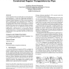 Updating and constructing constrained delaunay and constrained regular triangulations by flips