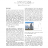 Urban Position Estimation from One Dimensional Visual Cues