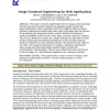 Usage-Centered Engineering for Web Applications