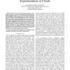 Usage Patterns to Provision for Scientific Experimentation in Clouds