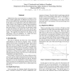 Use of Linear Diffusion in Depth Estimation Based on Defocus Cue