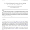 Use of place information for improved event tracking