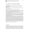 User Models and User Physical Capability