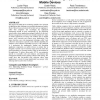 Using code collection to support large applications on mobile devices