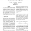 Using Component Features for Face Recognition