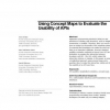 Using concept maps to evaluate the usability of APIs
