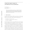 Using Description Logics for Recognising Textual Entailment