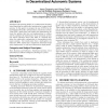 Using distributed w-learning for multi-policy optimization in decentralized autonomic systems
