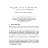 Using DNA to solve the Bounded Post Correspondence Problem