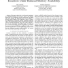 Using dynamic compilation for continuing execution under reduced memory availability