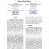 Using Fuzzy Clustering for Real-time Space Flight Safety