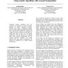 Using Genetic Algorithms with Asexual Transposition