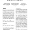 Using genres to customize usability evaluations of video games