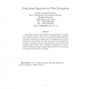 Using image signatures for place recognition