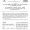 Using intervals for global sensitivity and worst-case analyses in multiattribute value trees