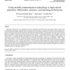 Using mobile communication technology in high school education: Motivation, pressure, and learning performance