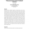 Using searcher simulations to redesign a polyrepresentative implicit feedback interface
