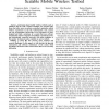 Using virtualization and live migration in a scalable mobile wireless testbed