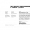 Using wearable computing solutions in real-world applications