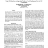 Using Web Searches on Important Words to Create Background Sets for LSI Classification