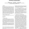 Variation-aware placement for FPGAs with multi-cycle statistical timing analysis