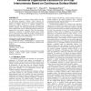 Variational capacitance extraction of on-chip interconnects based on continuous surface model