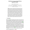 Verification of Component-Based Software Application Families